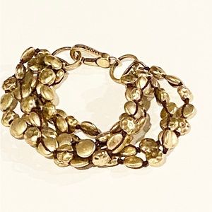 Lucky Brand Golden Pebbles Bracelet